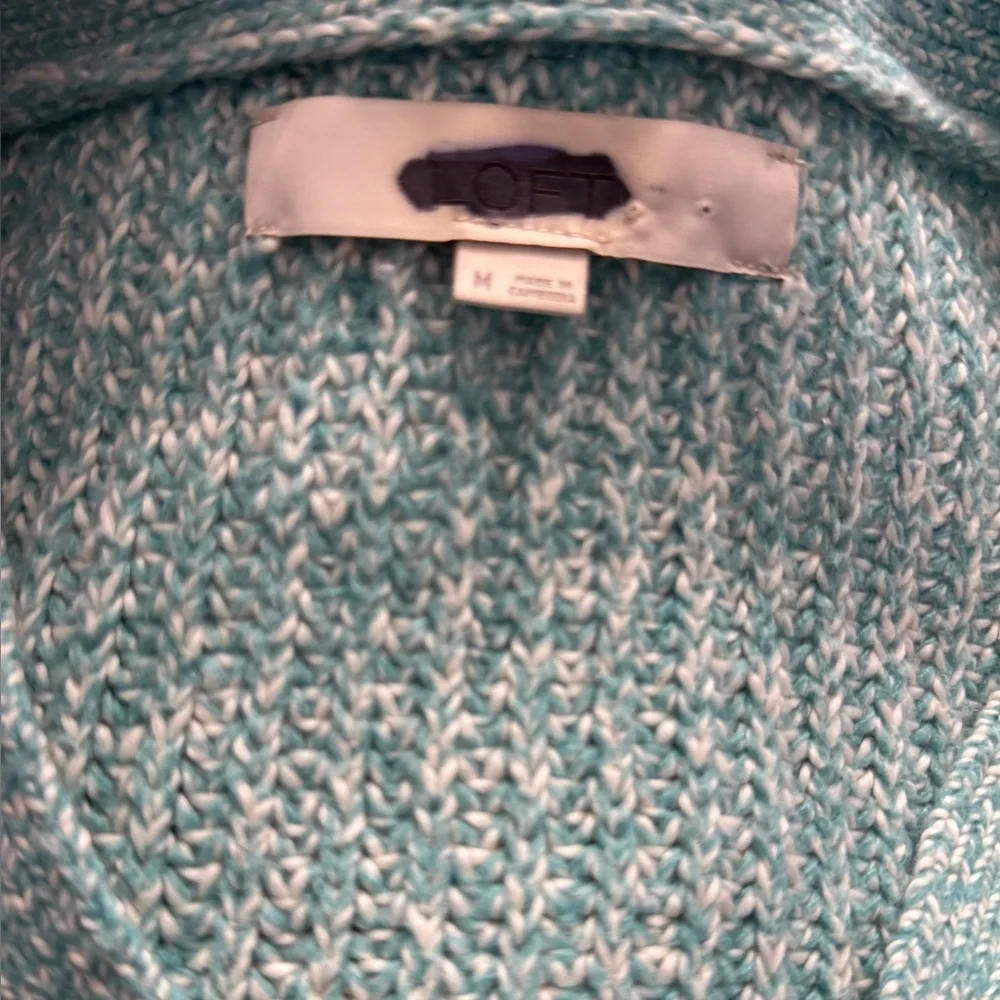Loft Mint Green V-Neck Women's‎ Sweater
